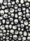 1 Yard Black and White Skull Printed Spandex Fabric for Swimwear, Dancewear, Leggings, and Costumes 58/60 Inches Wide